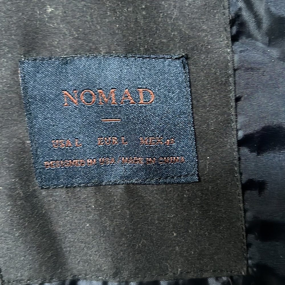 Nomad quilted navy and black xip up jacket size L - Picture 4 of 5
